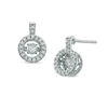 Thumbnail Image 1 of Previously Owned - 1/4 CT. T.W. Diamond Circular Stud Earrings in 10K White Gold