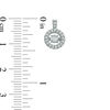 Thumbnail Image 2 of Previously Owned - 1/4 CT. T.W. Diamond Circular Stud Earrings in 10K White Gold