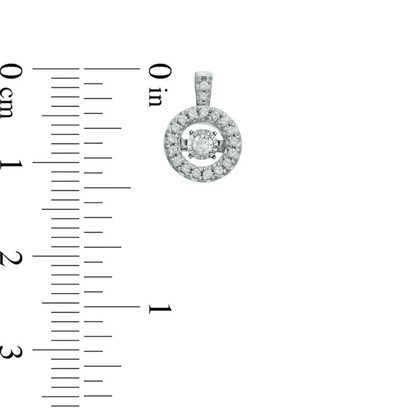 Main Image 2 of Previously Owned - 1/4 CT. T.W. Diamond Circular Stud Earrings in 10K White Gold