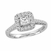Thumbnail Image 1 of Previously Owned - 3/4 CT. T.W. Princess-Cut Diamond Engagement Ring in 14K White Gold