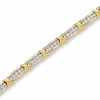 Thumbnail Image 0 of Previously Owned - 1 CT. T.W. Diamond Fashion "X" Bracelet in 10K Gold