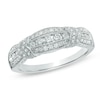 Thumbnail Image 1 of Previously Owned - 1/4 CT. T.W. Diamond Vintage-Style Anniversary Band in 10K White Gold