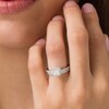 Thumbnail Image 3 of Previously Owned - 1 CT. T.W. Princess-Cut Diamond Frame Bridal Set in 14K White Gold