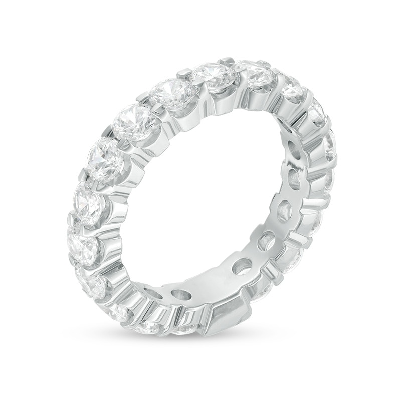 Main Image 2 of Previously Owned - 3 CT. T.W. Diamond Eternity Band in 14K White Gold