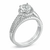 Thumbnail Image 2 of Previously Owned - 1-1/2 CT. T.W. Diamond Bridal Set in 14K White Gold (I/I1)