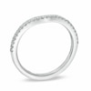 Thumbnail Image 1 of Previously Owned - Vera Wang Love Collection 1/6 CT. T.W. Diamond Contour Wedding Band in 14K White Gold