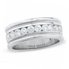 Thumbnail Image 1 of Previously Owned - 1 CT. T.W. Diamond Milgrain Band in 14K White Gold