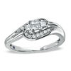 Thumbnail Image 1 of Previously Owned - Cherished Promise Collection™ 1/4 CT. T.W. Quad Princess-Cut Diamond Promise Ring in 10K White Gold