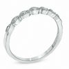 Thumbnail Image 2 of Previously Owned - Diamond Accent Milgrain Anniversary Band in 10K White Gold