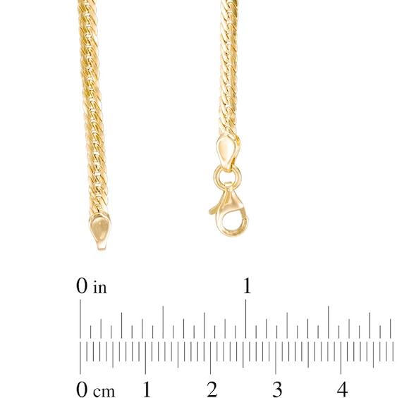 Previously Owned - Herringbone Chain Necklace in 14K Gold - 18"