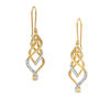 Thumbnail Image 1 of Previously Owned - 1/5 CT. T.W. Diamond Twisted Vine Drop Earring in 10K Gold