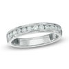 Thumbnail Image 1 of Previously Owned - 3/8 CT. T.W. Diamond Anniversary Band in Sterling Silver