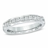 Thumbnail Image 1 of Previously Owned - 1 CT. T.W. Princess-Cut Diamond Wedding Band in 14K White Gold