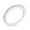 Thumbnail Image 1 of Previously Owned - 1/10 CT. T.W. Diamond Vintage-Style Anniversary Band in 14K White Gold