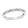 Thumbnail Image 1 of Previously Owned - Your Stone Your Story™ 1/10 CT. T.W. Diamond Vintage-Style Band in 14K White Gold