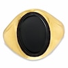 Thumbnail Image 1 of Previously Owned - Oval Onyx Ring in 10K Gold