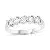 Thumbnail Image 1 of Previously Owned - 3/4 CT. T.W. Diamond Five Stone Anniversary Band in 14K White Gold