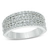 Thumbnail Image 1 of Previously Owned - 1 CT. T.W.  Diamond Five Row Anniversary Band in 14K White Gold (I/SI2)