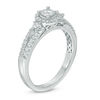 Thumbnail Image 2 of Previously Owned - 1/2 CT. T.W. Diamond Frame Engagement Ring in 10K White Gold