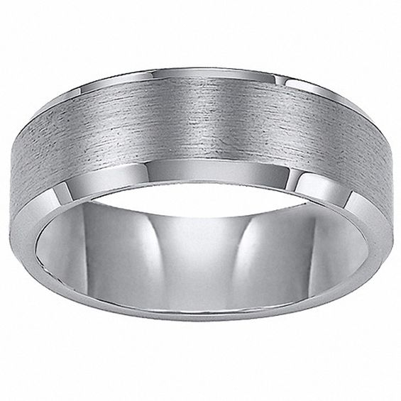 Previously Owned - Triton 8.0mm Comfort Fit Tungsten Carbide Wedding Band