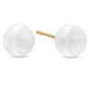 Thumbnail Image 1 of Previously Owned-8.0-8.5mm Freshwater Cultured Pearl Stud Earrings in 14K Gold