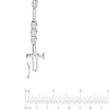 Thumbnail Image 2 of Previously Owned - 1 CT. T.W. Diamond Three Stone Station Bracelet in 10K White Gold
