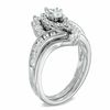 Thumbnail Image 2 of Previously Owned - 1 CT. T.W. Marquise Diamond Shadow Frame Bridal Set in 14K White Gold