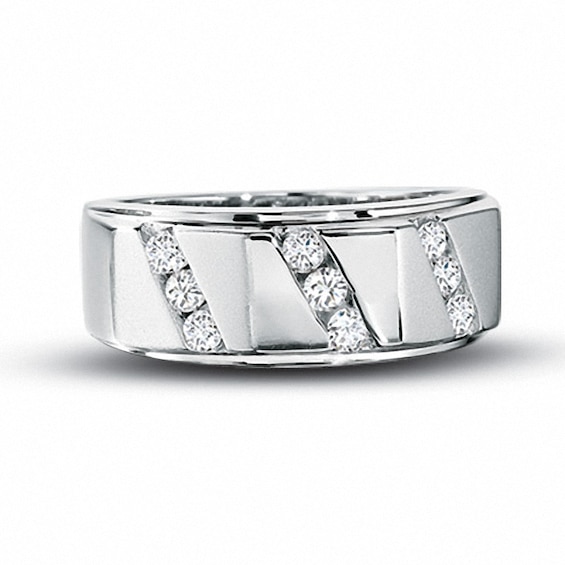 Previously Owned - 1/2 CT. T.w. Diamond Band in 14K White Gold