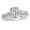 Thumbnail Image 1 of Previously Owned - Vera Wang Love Collection 1 CT. T.W. Diamond Frame Bridal Set in 14K White Gold
