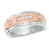 Thumbnail Image 1 of Previously Owned 1/4 CT. T.W. Diamond Anniversary Band in 10K Two-Tone Gold