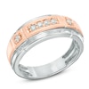 Thumbnail Image 2 of Previously Owned 1/4 CT. T.W. Diamond Anniversary Band in 10K Two-Tone Gold