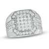 Thumbnail Image 1 of Previously Owned - 2 CT. T.W. Diamond Cluster Octagonal Frame Ring in 10K White Gold