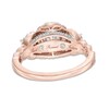 Thumbnail Image 3 of Previously Owned - 1 CT. T.W. Diamond Frame Past Present Future® Three Stone Engagement Ring in 14K Rose Gold