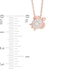 Thumbnail Image 2 of Previously Owned - 1/15 CT. T.W. Diamond Turtle Pendant in 10K Rose Gold