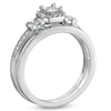 Thumbnail Image 2 of Previously Owned - 3/8 CT. T.W. Princess-Cut Diamond Frame Bridal Set in 10K White Gold