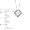 Thumbnail Image 1 of Previously Owned - 1/3 CT. T.W. Diamond Linear Three Stone Pendant in 10K White Gold