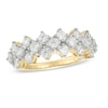 Thumbnail Image 1 of Previously Owned - 1 CT. T.W. Diamond Triple Row Anniversary Ring in 10K Gold