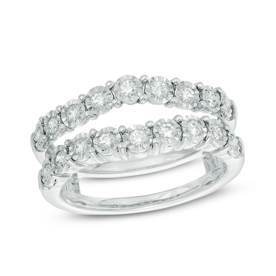 Previously Owned - 1/2 CT. T.w. Diamond Solitaire Enhancer in 14K White Gold