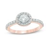Thumbnail Image 1 of Previously Owned - 1 CT. T.W. Diamond Frame Engagement Ring in 14K Rose Gold