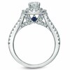 Thumbnail Image 1 of Previously Owned - Vera Wang Love Collection 1-1/2 CT. T.W. Diamond Frame Split Shank Engagement Ring in 14K White Gold