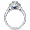 Thumbnail Image 1 of Previously Owned - Vera Wang Love Collection 1-1/2 CT. T.W. Princess-Cut Diamond Frame Engagement Ring in 14K White Gold