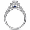 Thumbnail Image 2 of Previously Owned - Vera Wang Love Collection 7/8 CT. T.W. Princess-Cut Diamond Frame Engagement Ring in 14K White Gold