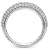 Thumbnail Image 2 of Previously Owned - Vera Wang Love Collection 1/2 CT. T.W. Diamond Three Row Anniversary Band in 14K White Gold
