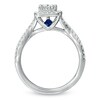 Thumbnail Image 3 of Previously Owned - Vera Wang Love Collection 1 CT. T.W. Princess-Cut Diamond Frame Engagement Ring in 14K White Gold