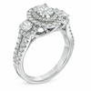 Thumbnail Image 2 of Previously Owned - Vera Wang Love Collection 1-1/2 CT. T.W. Oval Diamond Three Stone Engagement Ring in 14K White Gold
