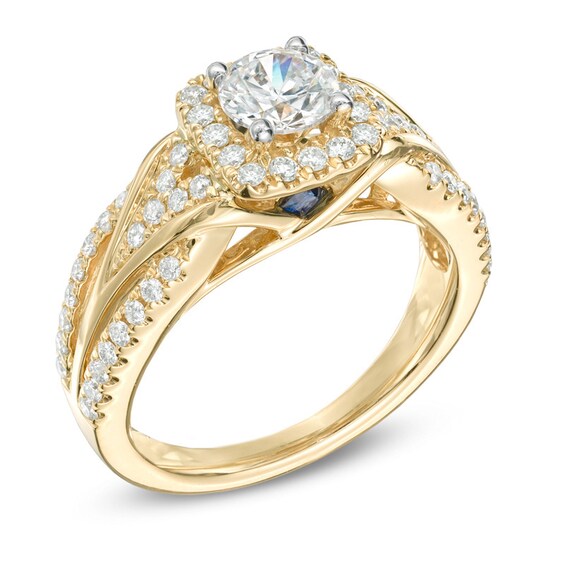 Previously Owned - Vera Wang Love Collection 1 CT. T.w. Diamond Engagement Ring in 14K Gold