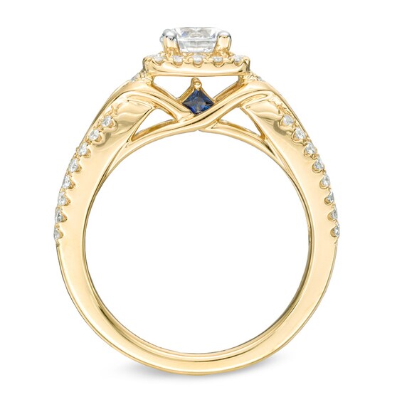 Previously Owned - Vera Wang Love Collection 1 CT. T.w. Diamond Engagement Ring in 14K Gold