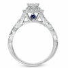 Thumbnail Image 3 of Previously Owned - Vera Wang Love Collection 1 CT. T.W. Princess-Cut Diamond Frame Engagement Ring in 14K White Gold