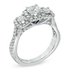 Thumbnail Image 2 of Previously Owned - Vera Wang Love Collection 1 CT. T.W. Diamond Three Stone Engagement Ring in 14K White Gold