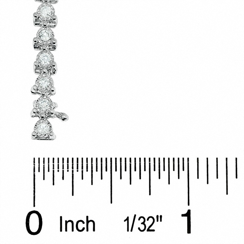 Previously Owned - 2 CT. T.W. Diamond Sparkle Bracelet in 14K White Gold